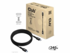 Club3D kabel USB-C, Oboustranný USB-IF Certifikovaný data...