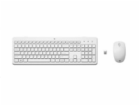 HP 230 Wireless Mouse and Keyboard Combo (White) CZ/SK - ...