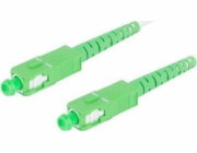 LANBERG optický patch cord SM SC/APC-SC/APC simplex 35m LSZH G657A2 průměr 3mm, barva bílá