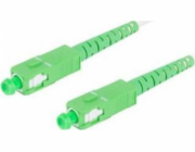 LANBERG optický patch cord SM SC/APC-SC/APC simplex 25m LSZH G657B3 průměr 3mm, barva bílá