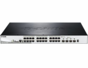 D-link-DGS-1510-28XMP / E 28portový stohovatelný přepínač