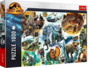 Puzzle 1000 dílků Sv. Na stopě dinosaura v Jurském parku