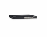 Dell Networking N3224P-ON 24x1G RJ-45 4x10G SFP+ 2x100G QSFP28 PoE 30W 1xAC PSU IO/PS OS6