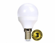 Solight LED žárovka, miniglobe, 6W, E14, 4000K, 510lm, bílé provedení - WZ417-1
