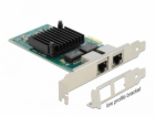 DeLOCK PCIe x1 až 2x RJ45 Gbit, LAN adaptér