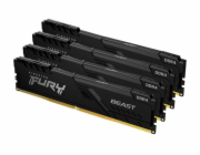 Kingston FURY Beast/DDR4/64GB/3200MHz/CL16/4x16GB/Black