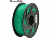 XtendLAN PLA filament 1,75mm průhledný zelený 1kg