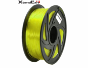 XtendLAN PLA filament 1,75mm průhledný žlutý 1kg