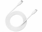 CANYON kabel UC-12, USB-C – USB-C (100W, 20V/5A) 2m, bílá