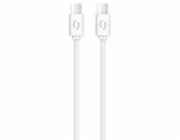 ALIGATOR Datový kabel POWER 3A, USB-C/USB-C, bílý