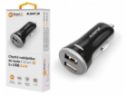 Chytrá nabíječka do auta ALIGATOR 3.4A, 2xUSB, smart IC, ...