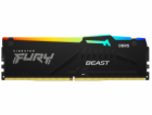 KINGSTON FURY Beast Black RGB 8GB DDR5 4800MT/s / CL38 / ...