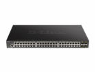 D-Link DGS-1250-52XMP 52-Port Gigabit Smart PoE Switch, 4...