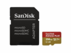 SanDisk micro SDXC karta 256GB Extreme PLUS (200 MB/s Cla...