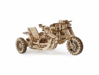 Hračka Ugears 3D dřevěné mechanické puzzle UGR-10 Motorka...