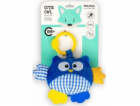 Milly Mally Plyšový přívěsek Owl blue