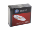 DVD-R HP 4,7 GB (120min) 16x slimbox 10ks/pack