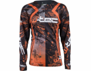 W-Tec Motocyklové tričko NF-5105 černo-oranžové XXL (12166-2-XXL)