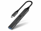 CONNECT IT USB-C hub, (1xUSB-A 3.0, 3xUSB-A 2.0), externí...