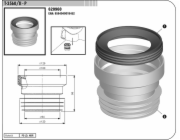 Manžeta WC připojovací T3560/II přímá