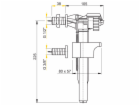 Ventil napouštěcí boční WC A15 3/8"