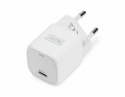 DIGITUS Miniaturní nabíjecí adaptér USB-C, 20W 20W, PD 3.0, bílý