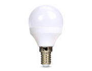 Solight LED žárovka, miniglobe, 8W, E14, 4000K, 720lm, bílé provedení - WZ430-1