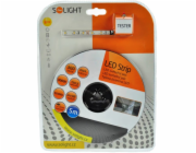 Solight LED světelný pás s testrem, 5m, sada s 12V adaptérem, 4,8W/m, IP65, teplá bílá - WM51-65T