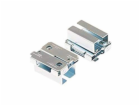 Optional adapter for channel-rail ceiling grid profile