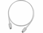 SilverStone USB-C - USB-C kabel USB 1 m Bílá (52037)