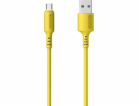 Somostel USB kabel USB-A - microUSB 1,2 m žlutý (SMS-BP06...