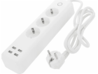 LTC Smart Home 3 Power Strip 1,7 m White (LXU401)