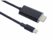 PremiumCord kabel USB-C na HDMI 2m rozlišení 4K*2K@60Hz FULL HD 1080p