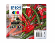 Epson 503XL Multipack - 4-balení - XL - černá, azurová, purpurová, žlutá - originální - blistr s RF / akustickým alarmem - inkoustová cartridge - pro Expression Home XP-5200, XP-5205; WorkForce WF-296