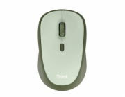 TRUST myš Yvi+ Wireless Mouse Eco Green, zelená