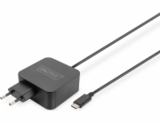 Síťová nabíječka 1x USB-C PD 3.0 Max. 65W integrovaný 1,2 m černý kabel