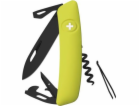 Swisis Pocket Knife Swiza D03 Allblack Yellow