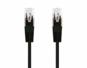 C-Tech CB-PP5-05BK patch, Cat5e, UTP, 0,5m, černý C-TECH kabel patchcord Cat5e, UTP, černá, 0,5m