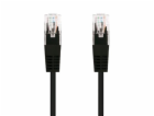 C-TECH kabel patchcord Cat5e, UTP, černá, 2m