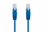 C-TECH kabel patchcord Cat5e, UTP, modrý, 0,5m