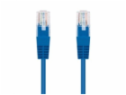 C-TECH kabel patchcord Cat5e, UTP, modrý, 3m