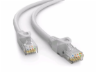 C-TECH kabel patchcord Cat6e, UTP, šedý, 0,25m