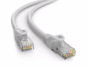 C-TECH kabel patchcord Cat6e, UTP, šedý, 0,5m