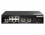 QNAP řízený switch QSW-M2106R-2S2T (6x 2,5GbE RJ45, 2x 10GbE RJ45, 2x 10GbE SFP+, malá šířka)