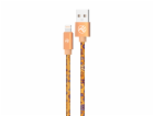 Tellur Graffiti USB to Lightning cable 3A 1m orange