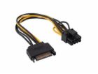 Akyga adaptér SATA /PCI-Express 6+2-pin