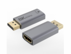 PremiumCord adaptér DisplayPort - HDMI, 8K@60Hz, 4K@144Hz...