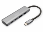 Digitus DA-70245 DIGITUS USB-C 4 Port HUB, 2x USB A + 2x ...