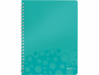 Leitz tyrkysový notebook WOW A4 (46380051)