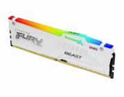 KINGSTON DIMM DDR5 64GB (Kit of 2) 5200MT/s CL36 FURY Beast Bílá RGB EXPO